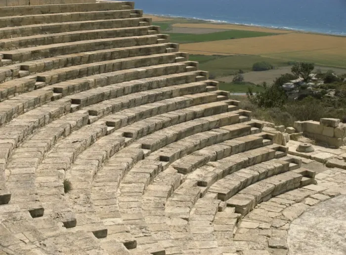 Framed Print : The Theatre, Curium, Cyprus, Europe Framed Print : The Theatre, Curium, Cyprus, Europe