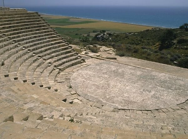 The Theatre, Curium (Kourion) (Kurion), c. 100 AD, Cyprus, Europe