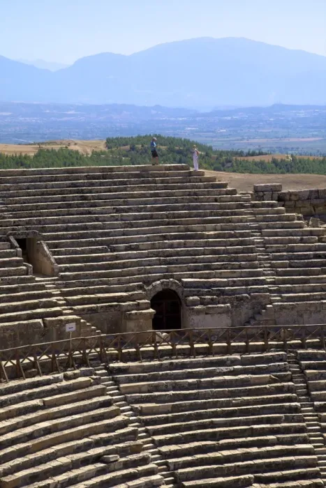 Framed Print : Theatre at Hierapolis, UNESCO World Heritage Site, Anatolia, Turkey, Asia Minor, Eurasia Framed Print : Theatre at Hierapolis, UNESCO World Heritage Site, Anatolia, Turkey, Asia Minor, Eurasia