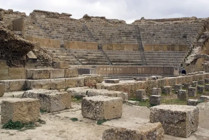 Framed Print : Theatre, Roman site of Timgad, UNESCO World Heritage Site, Algeria, North Africa, Africa Framed Print : Theatre, Roman site of Timgad, UNESCO World Heritage Site, Algeria, North Africa, Africa