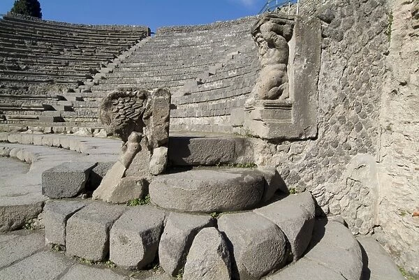 Theatre in the ruins of Pompeii