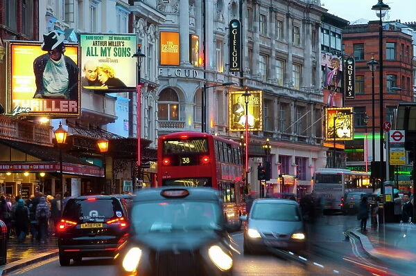 Theatreland, Shaftesbury Avenue, London, England, United Kingdom, Europe