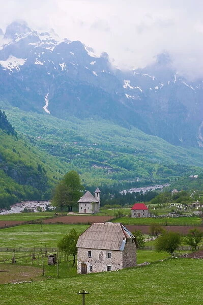 Thethi in the Albanian Alps, Albania, Europe
