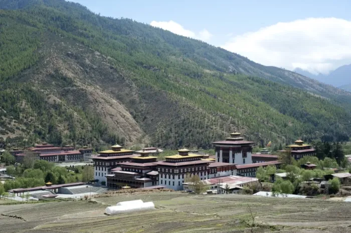 Framed Print : Thimpu dzong (monastery) buildings, Thimpu, Bhutan, Asia Framed Print : Thimpu dzong (monastery) buildings, Thimpu, Bhutan, Asia