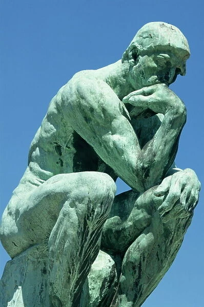 The Thinker, by Rodin, Musee Rodin, Paris, France, Europe