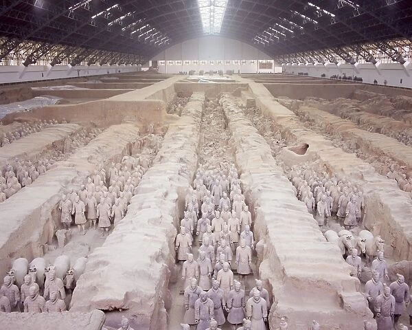 Six thousand terracotta figures two thousand years old, Army of Terracotta Warriors