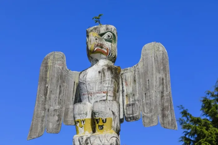 Framed Print : Thunderbird, First Nation Totem Pole, Namgis Burial Grounds, Alert Bay, Inside Passage Framed Print : Thunderbird, First Nation Totem Pole, Namgis Burial Grounds, Alert Bay, Inside Passage