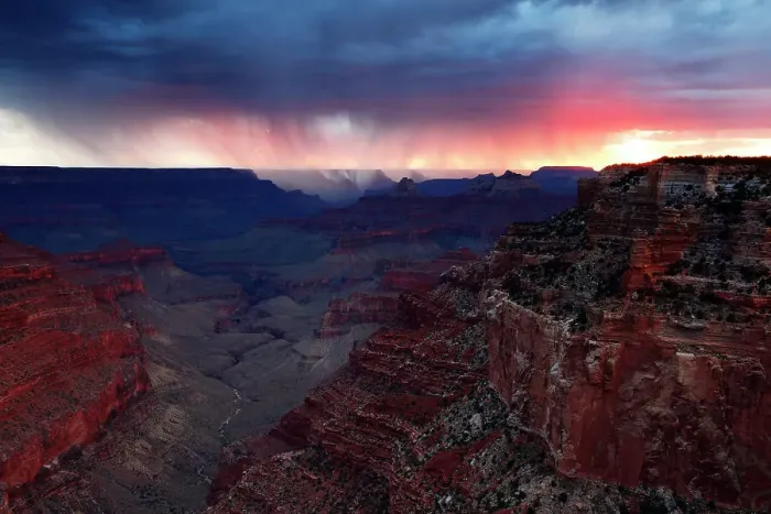 Framed Print : Thunderstorms over south rim, from Cape Royal, north rim, Grand Canyon, Grand Canyon National Park, UNESCO World Heritage Site, Arizona, United States of America, North America Framed Print : Thunderstorms over south rim, from Cape Royal, north rim, Grand Canyon, Grand Canyon National Park, UNESCO World Heritage Site, Arizona, United States of America, North America
