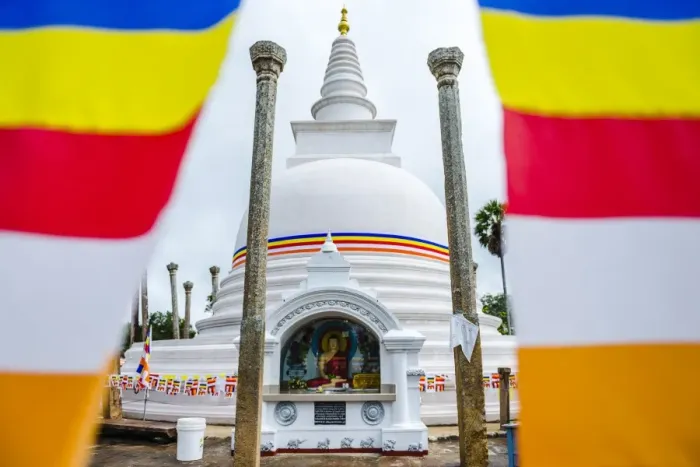 Framed Print : Thuparama Dagoba and the Buddhist flag, Ancient City of Anuradhapura, UNESCO World Heritage Site, Sri Lanka, Asia Framed Print : Thuparama Dagoba and the Buddhist flag, Ancient City of Anuradhapura, UNESCO World Heritage Site, Sri Lanka, Asia