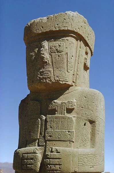 Tiahuanaco, 400-900 AD, Bolivia, South America