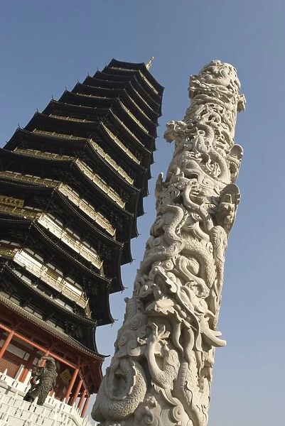 Tianning Pagoda, Changzhou, Jiangsu province, China, Asia
