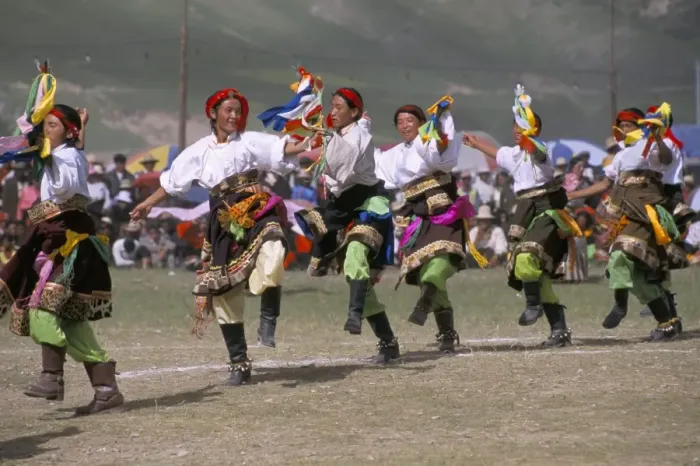 Framed Print : Tibetan dance, Yushu Horse Festival, Qinghai Province, China, Asia Framed Print : Tibetan dance, Yushu Horse Festival, Qinghai Province, China, Asia