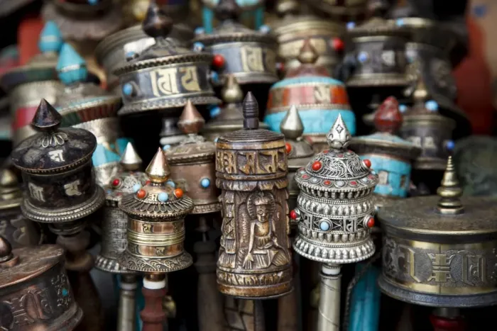 Framed Print : Tibetan prayer wheels for sale at the UNESCO World Heritage Site of Bodhnath Stupa Framed Print : Tibetan prayer wheels for sale at the UNESCO World Heritage Site of Bodhnath Stupa