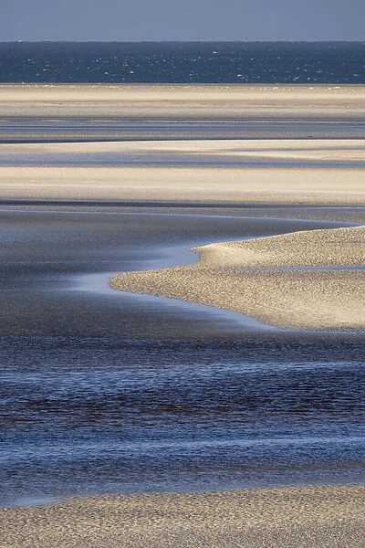 Tidal Sand Patterns at Luskentyre Sands, Isle of Harris, Outer Hebrides, Scotland