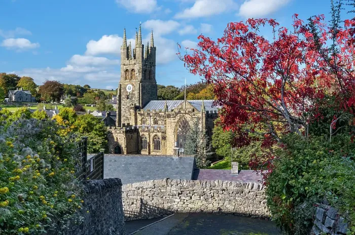 Framed Print : Tideswell Church also known as the Cathedral of the Peak in autumn, Tideswell, Peak District National Park, Derbyshire, England, United Kingdom, Europe Framed Print : Tideswell Church also known as the Cathedral of the Peak in autumn, Tideswell, Peak District National Park, Derbyshire, England, United Kingdom, Europe