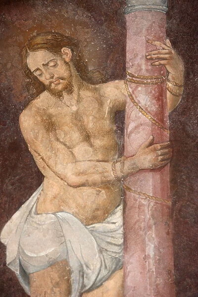Tied Christ, San Jeronimos church, Madrid, Spain, Europe