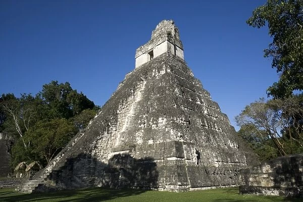 Tikal temple 1, Pre-Columbian Maya civilisation, Tikal, UNESCO World Heritage Site