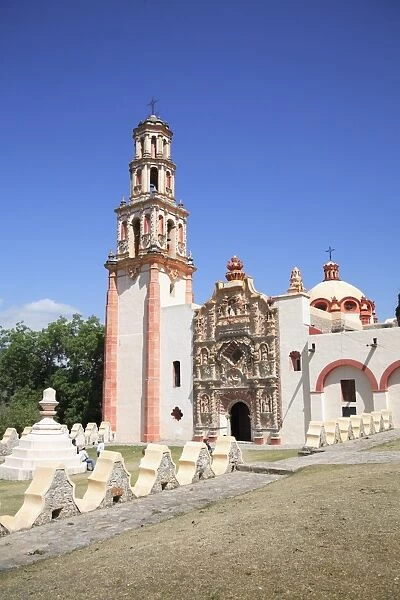 Tilaco Mission, UNESCO World Heritage Site, one of five Sierra Gorda missions designed by Franciscan Fray Junipero Serra, Quer?taro, Mexico