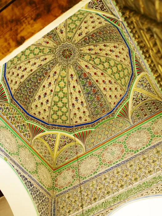 Framed Print : Tiled ceiling, Fez, Morocco, North Africa, Africa Framed Print : Tiled ceiling, Fez, Morocco, North Africa, Africa