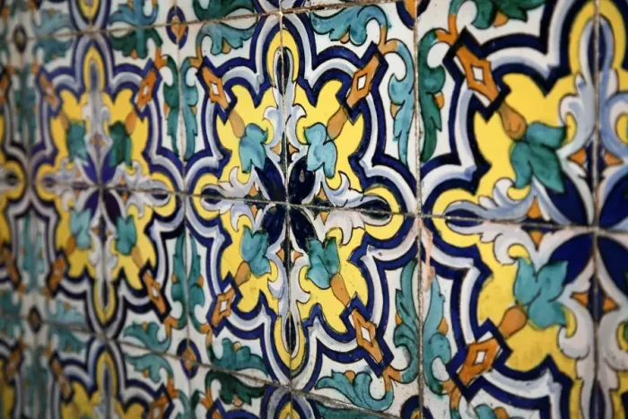 Framed Print : Tiles at Colegio Nacional de Monserrat, part of the Manzana Jesuitica, UNESCO World Heritage Site, Cordoba City, Cordoba Province, Argentina, South America Framed Print : Tiles at Colegio Nacional de Monserrat, part of the Manzana Jesuitica, UNESCO World Heritage Site, Cordoba City, Cordoba Province, Argentina, South America