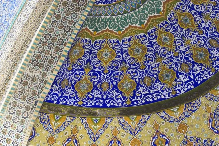 Framed Print : Detail of tilework, Shrine of Hazrat Ali, who was assassinated in 661, Mazar-I-Sharif Framed Print : Detail of tilework, Shrine of Hazrat Ali, who was assassinated in 661, Mazar-I-Sharif