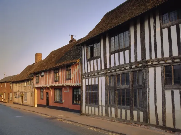 Framed Print : Timbered houses at Lavenham, Suffolk, England, UK, Europe Framed Print : Timbered houses at Lavenham, Suffolk, England, UK, Europe