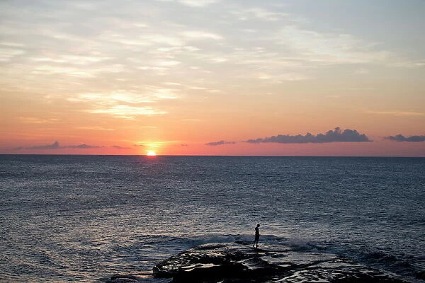 The Tip of Borneo at sunset, a must stop for visitors to Kudat. Sabah, Malaysian Borneo, Malaysia, Southeast Asia, Asia