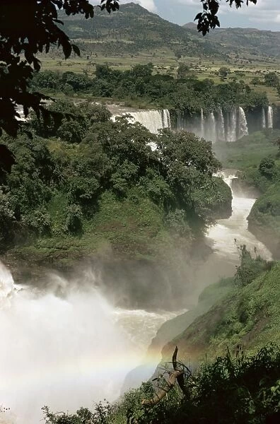 Tis Isat Falls on the Blue Nile, Ethiopia, Africa
