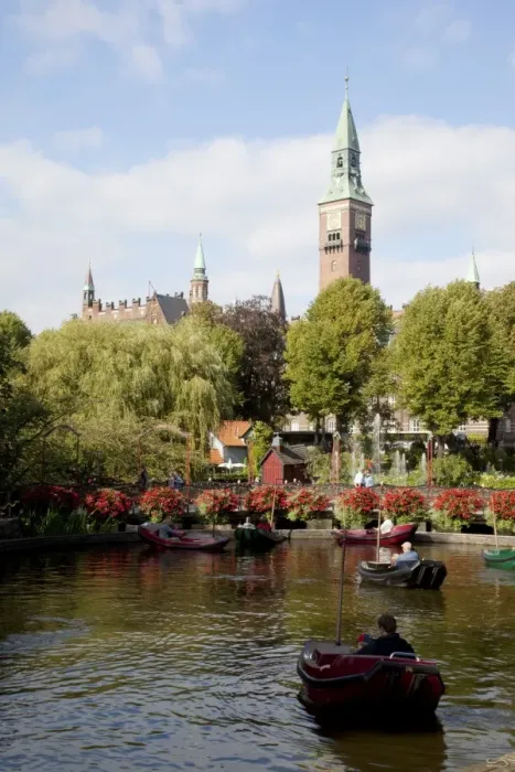 Framed Print : Tivoli Gardens and City Hall Clock Tower, Copenhagen, Denmark, Scandinavia, Europe Framed Print : Tivoli Gardens and City Hall Clock Tower, Copenhagen, Denmark, Scandinavia, Europe
