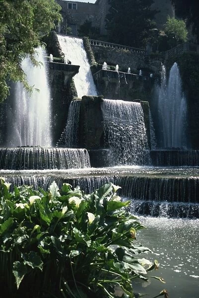 Tivoli Gardens, Villa d Este, UNESCO World Heritage Site, Rome, Lazio, Italy, Europe