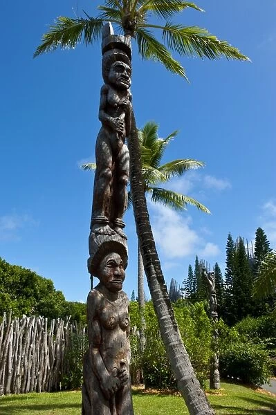 Tjibaou cultural center in Noumea, New Caledonia, Melanesia, South Pacific, Pacific