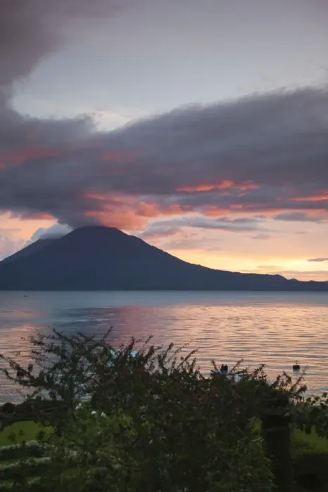 Framed Print : Toliman volcano, Lago de Atitlan, Guatemala, Central America Framed Print : Toliman volcano, Lago de Atitlan, Guatemala, Central America