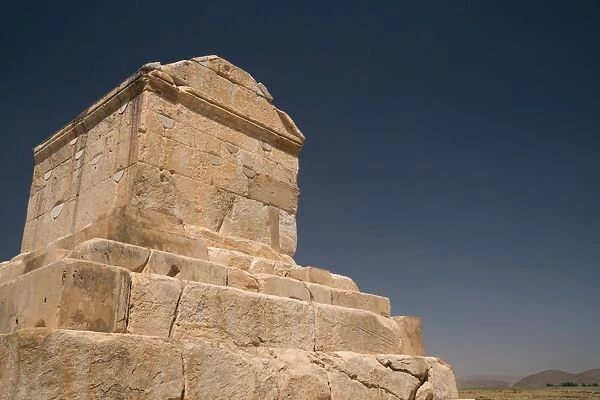Tomb of Cyrus the Great, 576-530 BC, Pasargadae, UNESCO World Heritage Site, Iran