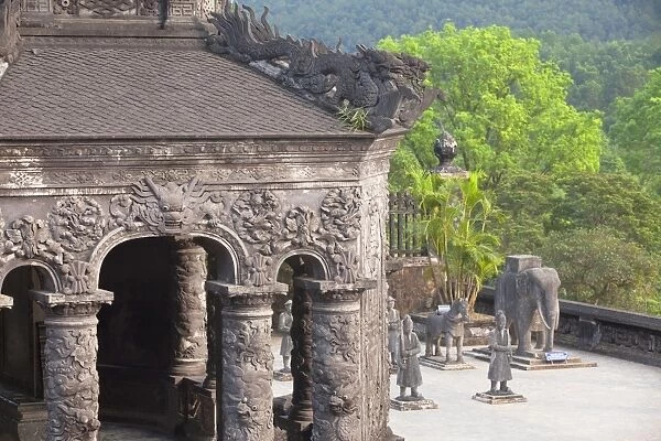 Tomb of Khai Dinh, UNESCO World Heritage Site, Hue, Thua Thien-Hue, Vietnam, Indochina, Southeast Asia, Asia
