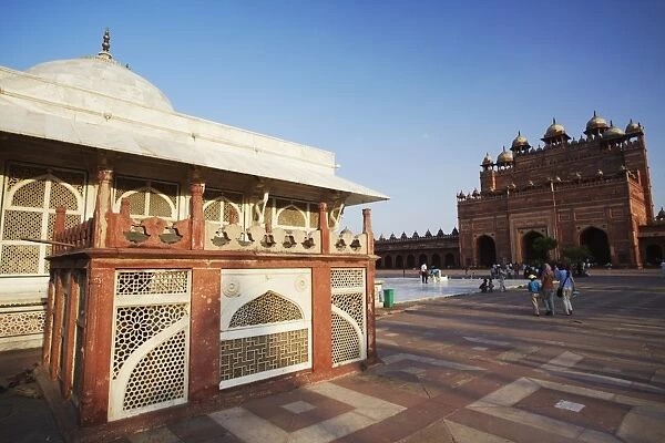 Tomb of Shaikh Salim Chishti in Jama Masjid, Fatehpur Sikri, UNESCO World Heritage Site