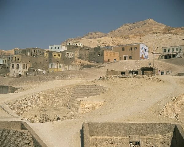 Tombs in the Valley of the Nobles, West Bank, Thebes, Luxor, Egypt, North Africa, Africa
