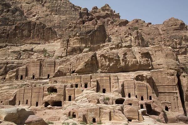 Tombs in the Wadi Musa Area, dating from between 50 BC and 50 AD, Petra, UNESCO World Heritage Site