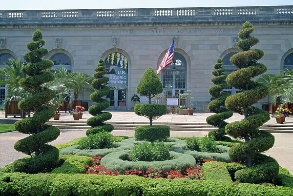 Topiary in the United States Botanic Gardens in Washington D