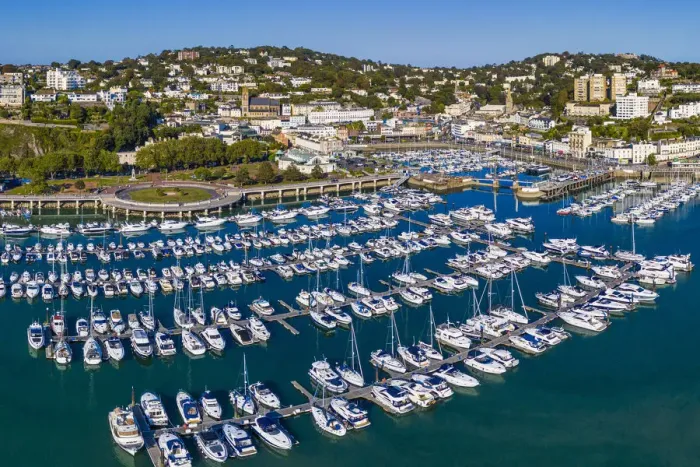 Framed Print : Torquay town and marina, Torbay, Devon, England, United Kingdom, Europe Framed Print : Torquay town and marina, Torbay, Devon, England, United Kingdom, Europe