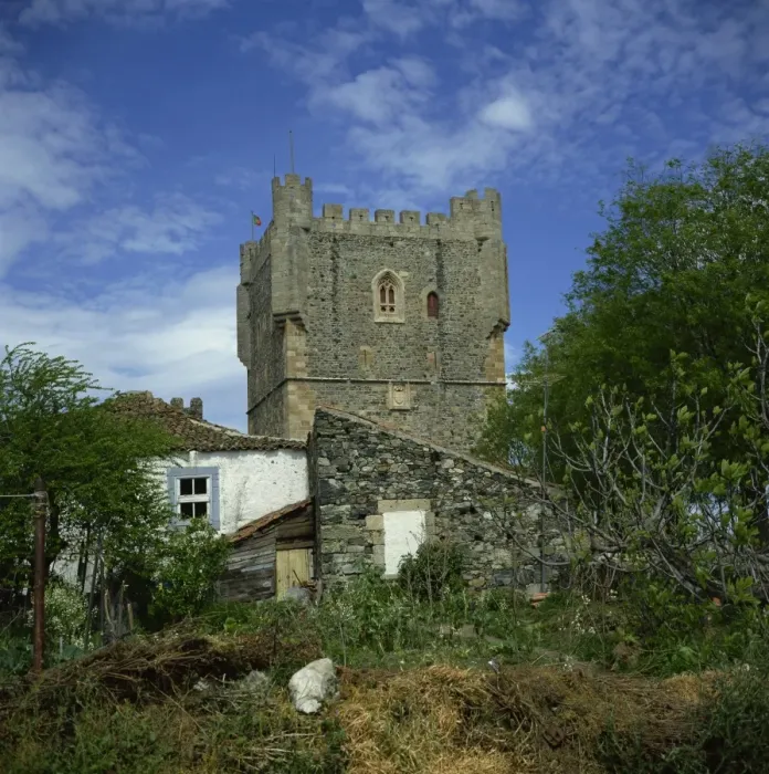 Framed Print : Torre da Menagem keep dating from the 15th century, Citadela, Braganca Framed Print : Torre da Menagem keep dating from the 15th century, Citadela, Braganca