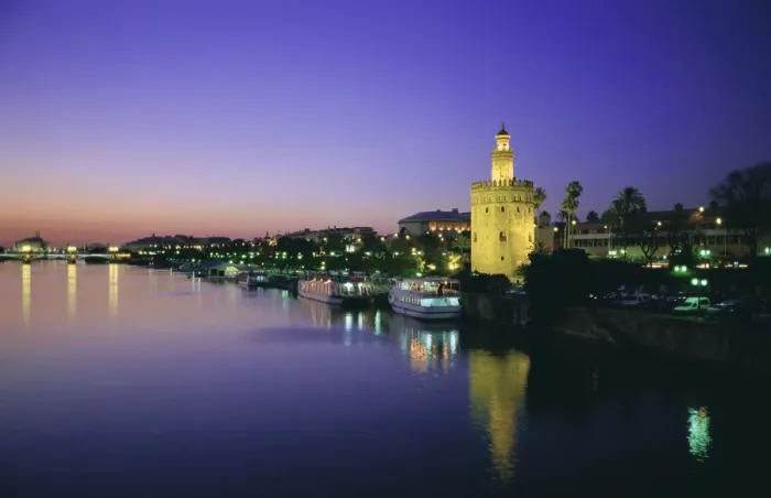 Framed Print : Torre del Oro and Rio Guadelquivir in the evening Framed Print : Torre del Oro and Rio Guadelquivir in the evening
