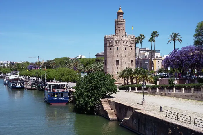 Framed Print : Torre del Oro, Seville, Andalusia, Spain, Europe Framed Print : Torre del Oro, Seville, Andalusia, Spain, Europe