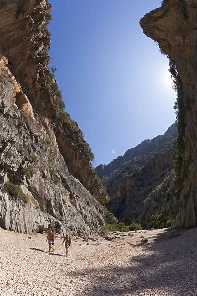 Torrent de Pareis Gorge, Sa Calobra, northern Majorca, Balearic Islands, Spain, Europe