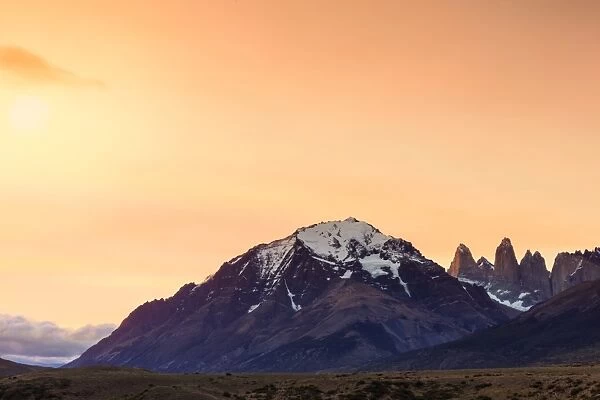 The Torres del Paine granite towers and central massif at the heart of the park