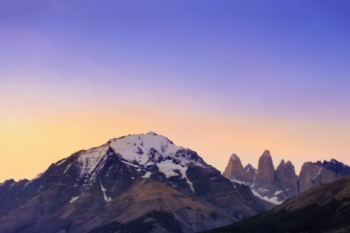 Framed Print : The Torres del Paine granite towers and central massif at the heart of the park Framed Print : The Torres del Paine granite towers and central massif at the heart of the park