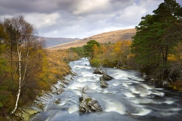 Torridon River, Glen Torridon, Wester Ross, Highlands, Scotland, United Kingdom, Europe