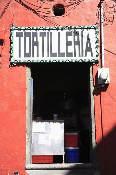 Tortilleria (tortilla shop), Guanajuato, Guanajuato State, Mexico, North America