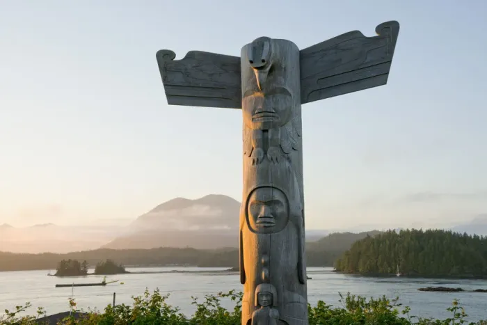 Framed Print : Totem Pole at Anchor Park, Tofino, Saanich, British Columbia, Canada, North America Framed Print : Totem Pole at Anchor Park, Tofino, Saanich, British Columbia, Canada, North America