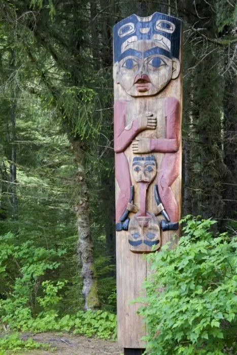 Framed Print : Totem pole in Sitka National Historical Park, Sitka, Baranof Island, Southeast Alaska Framed Print : Totem pole in Sitka National Historical Park, Sitka, Baranof Island, Southeast Alaska