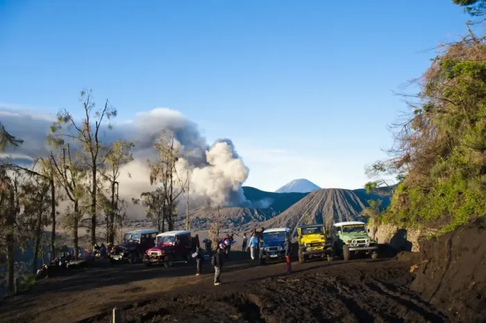 Framed Print : Tourist jeep tour at Mount Bromo, Bromo Tengger Semeru National Park, East Java, Indonesia, Southeast Asia, Asia Framed Print : Tourist jeep tour at Mount Bromo, Bromo Tengger Semeru National Park, East Java, Indonesia, Southeast Asia, Asia